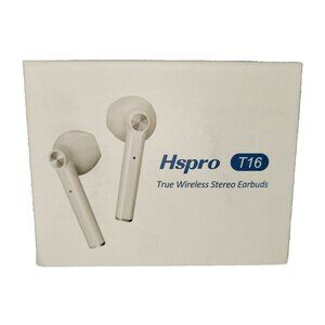 HSPRO T16 Bluetooth 5.0 Earbuds Touch Control in-Ear True Wireless - Pink - NEW!